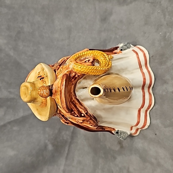 Western Tea Pot Saddle Cowboy Hat Vintage - Picture 2 of 13